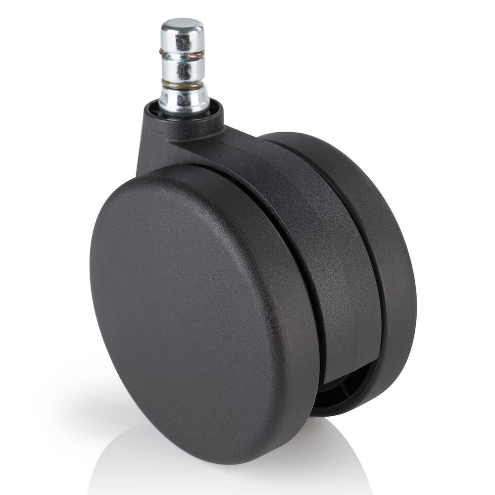Stuhlrollen 5x ROLO No-Noise 11mm/75mm Metall, Kunststoff hjh OFFICE