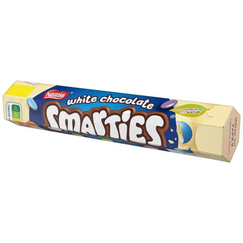 Smarties Riesenrolle white 120g