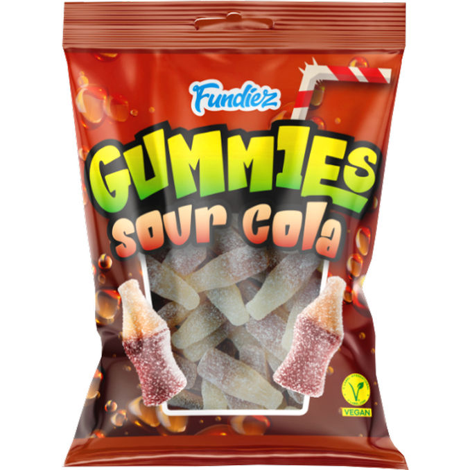 Gummies Cola Sour , 160g von Fundiez