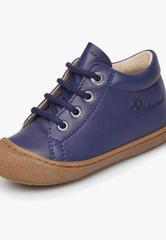 NATURINO COCOONLauflernschuhe aus Nappaleder, Mitternachtsblau