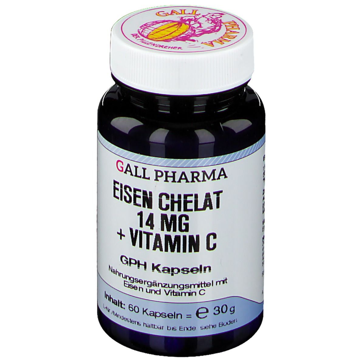 Eisen Chelat 14 mg + Vitamin C GPH