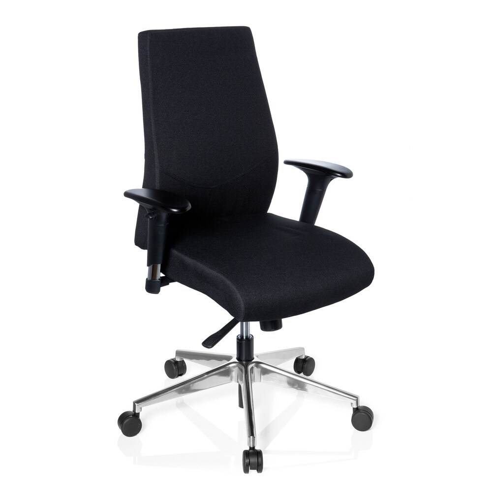 Profi Bürostuhl PRO-TEC 250 Stoff mit Armlehnen (höhenverstellbar) hjh OFFICE