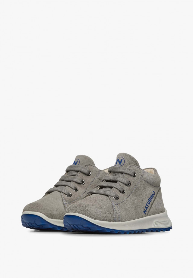 NATURINO PARPARSneakers aus Veloursleder, Grau