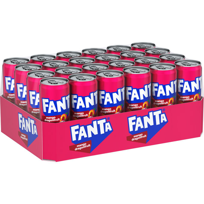 Fanta Drachenfrucht, 24er Pack (EINWEG) zzgl. Pfand, 24 x 0,33L von Fanta