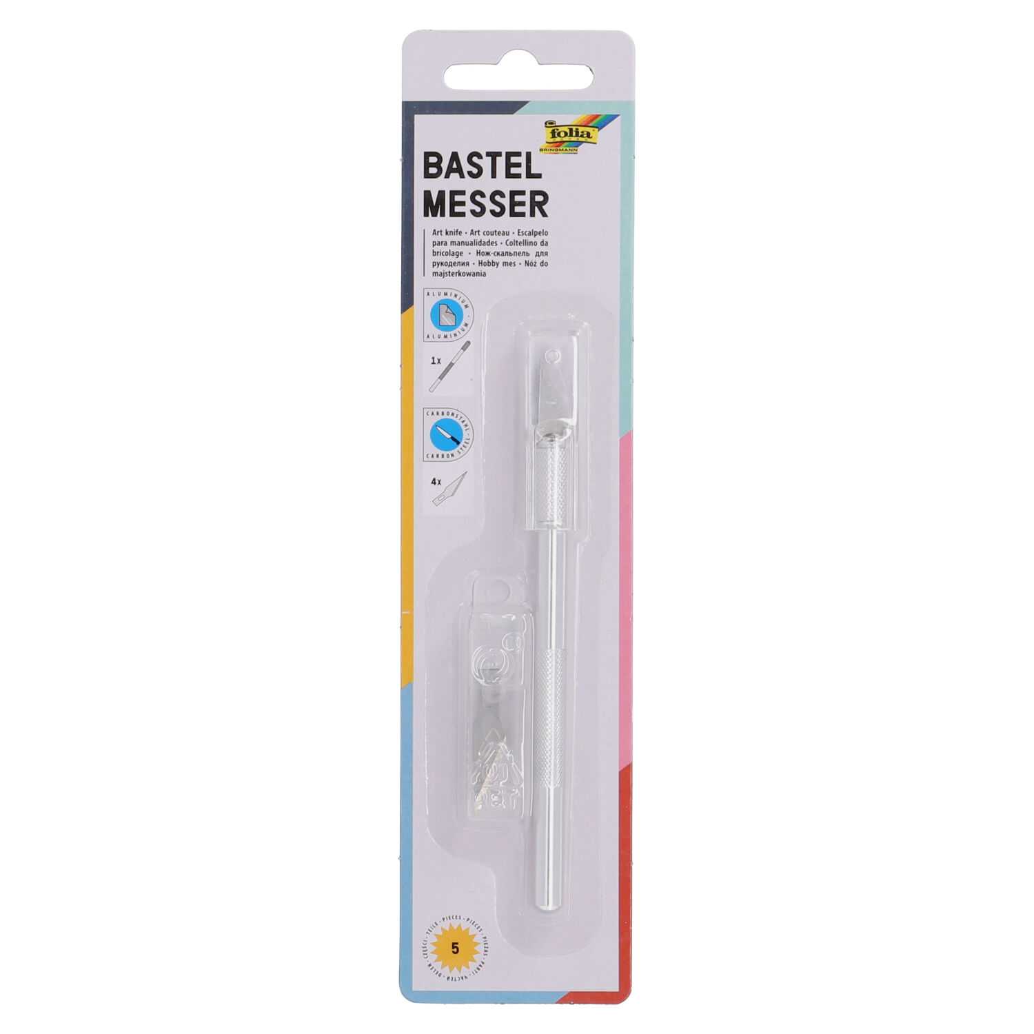 Bastelmesser mit 4 Klingen