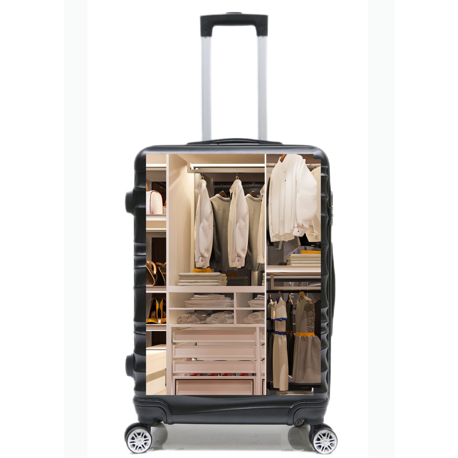 Reisekoffer Koffer 3 tlg Hartschale Trolley Set Kofferset Handgepäck