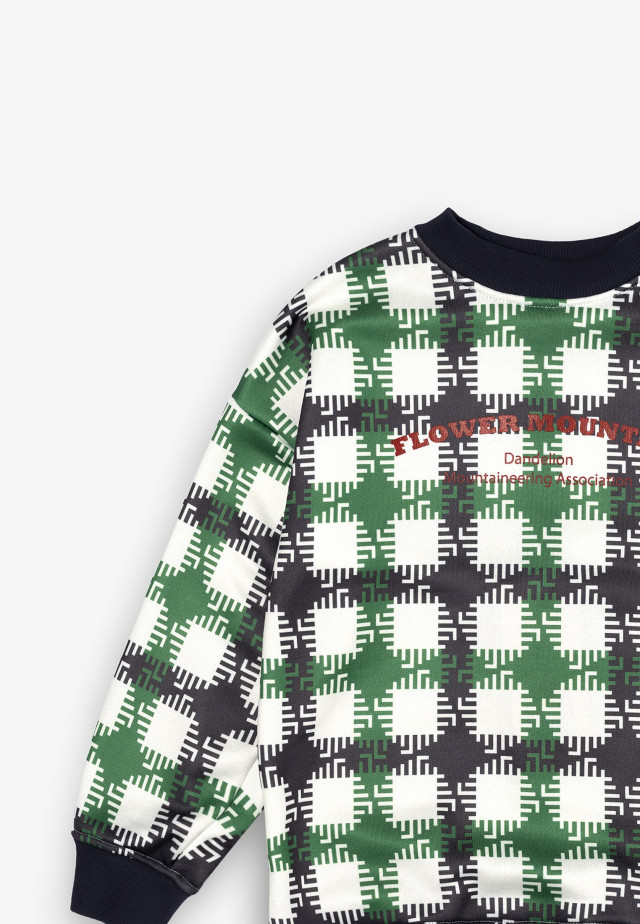YORISweatshirt, Blau-Weiß