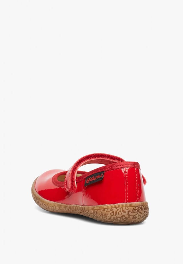 NATURINO PAVIABallerinas mit Riemchen aus Lackleder, Rot