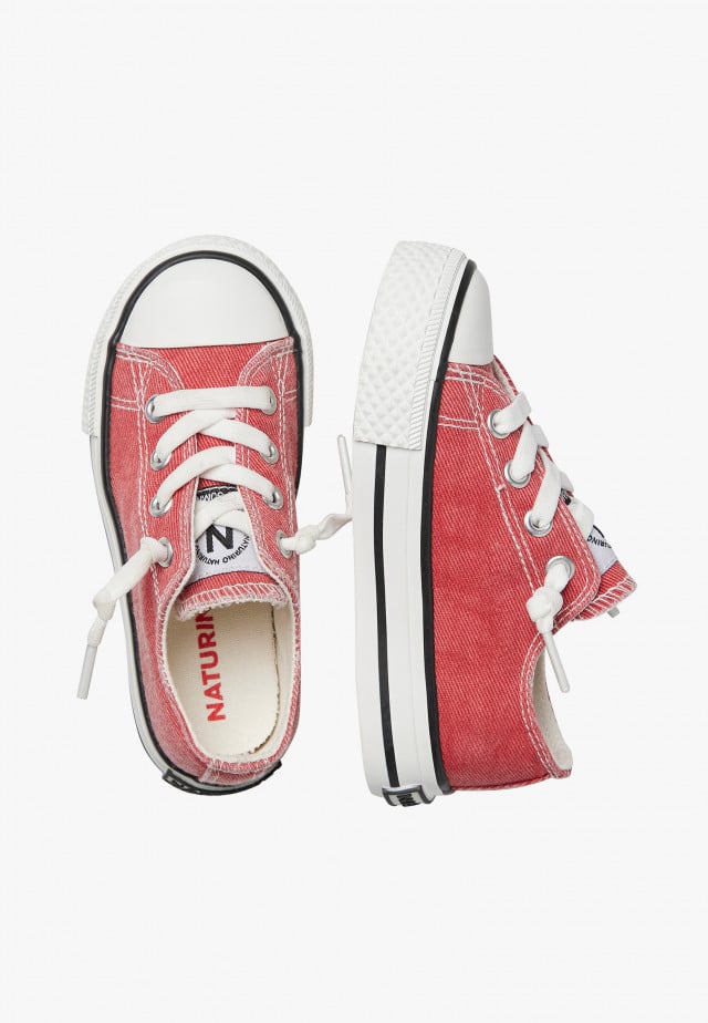 NATURINO AYASY.Sneakers aus Stoff, Rot
