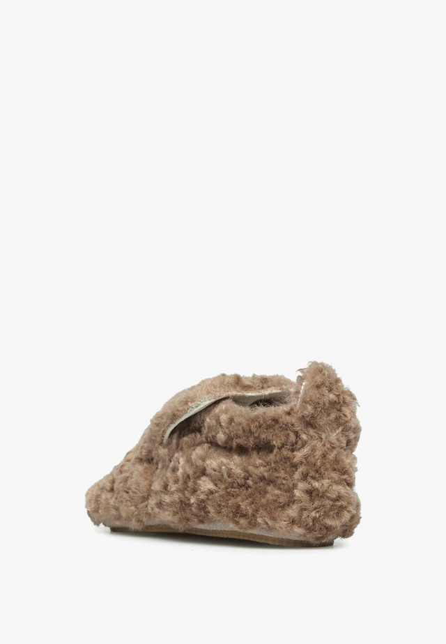 NATURINO PLUMARD 2Krabbelschuhe aus Wolle, Braun