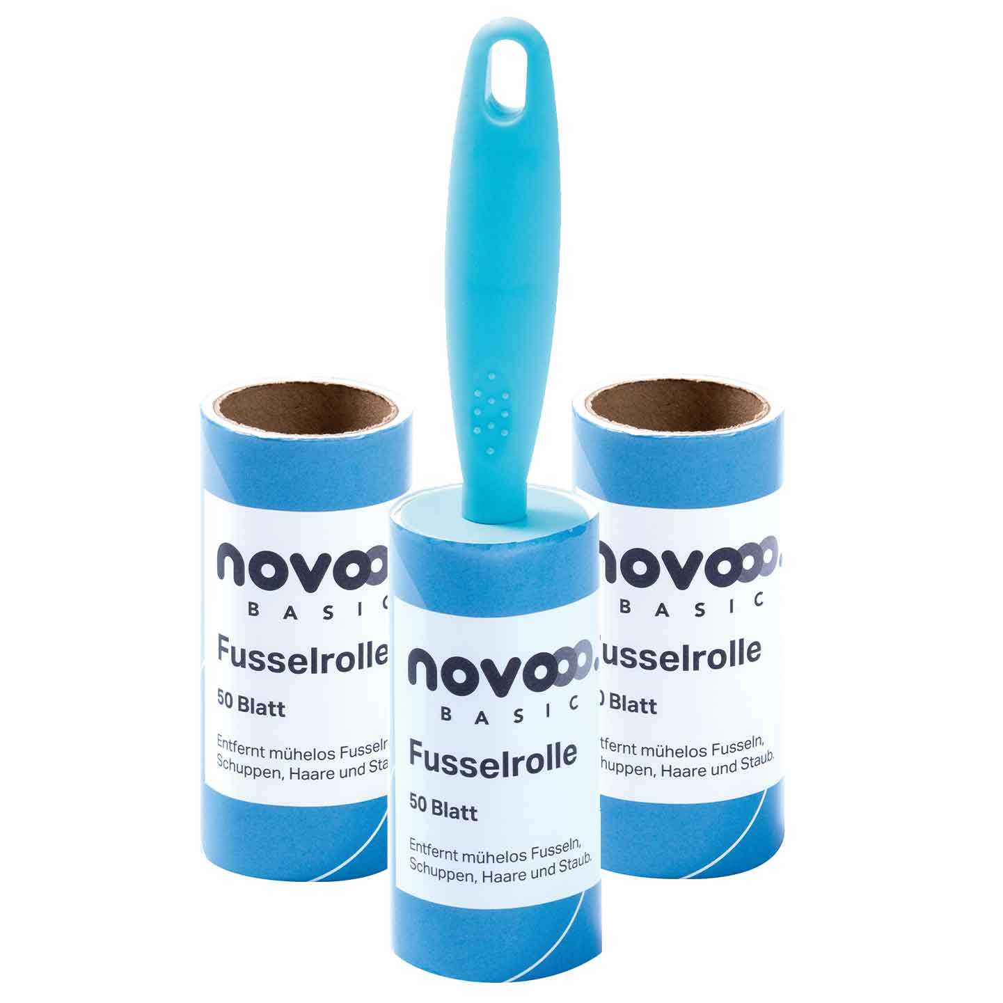 novooo Fusselrolle mit Nachfüller 50 Blatt