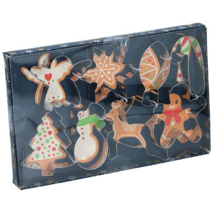 Ausstechformen für Weihnachtsplätzchen, 8er Pack, 8 Stück von EDCO