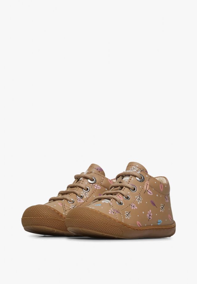NATURINO COCOONLauflernschuhe aus Leder, Beige