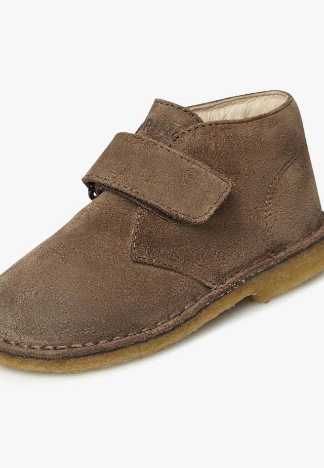 NATURINO CHOCODesert Boots aus Veloursleder, Tabak
