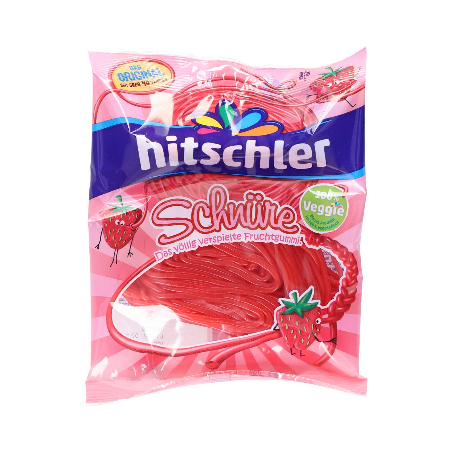 Hitschler Schnüre Erdbeere 125g