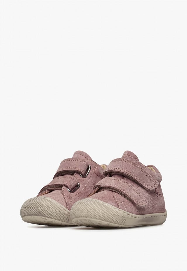 NATURINO COCOON VLLauflernschuhe aus Veloursleder, Altrosa
