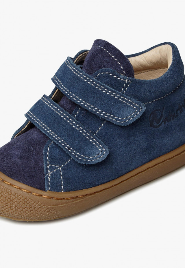 NATURINO COCOON VLLauflernschuhe aus Veloursleder, Marineblau