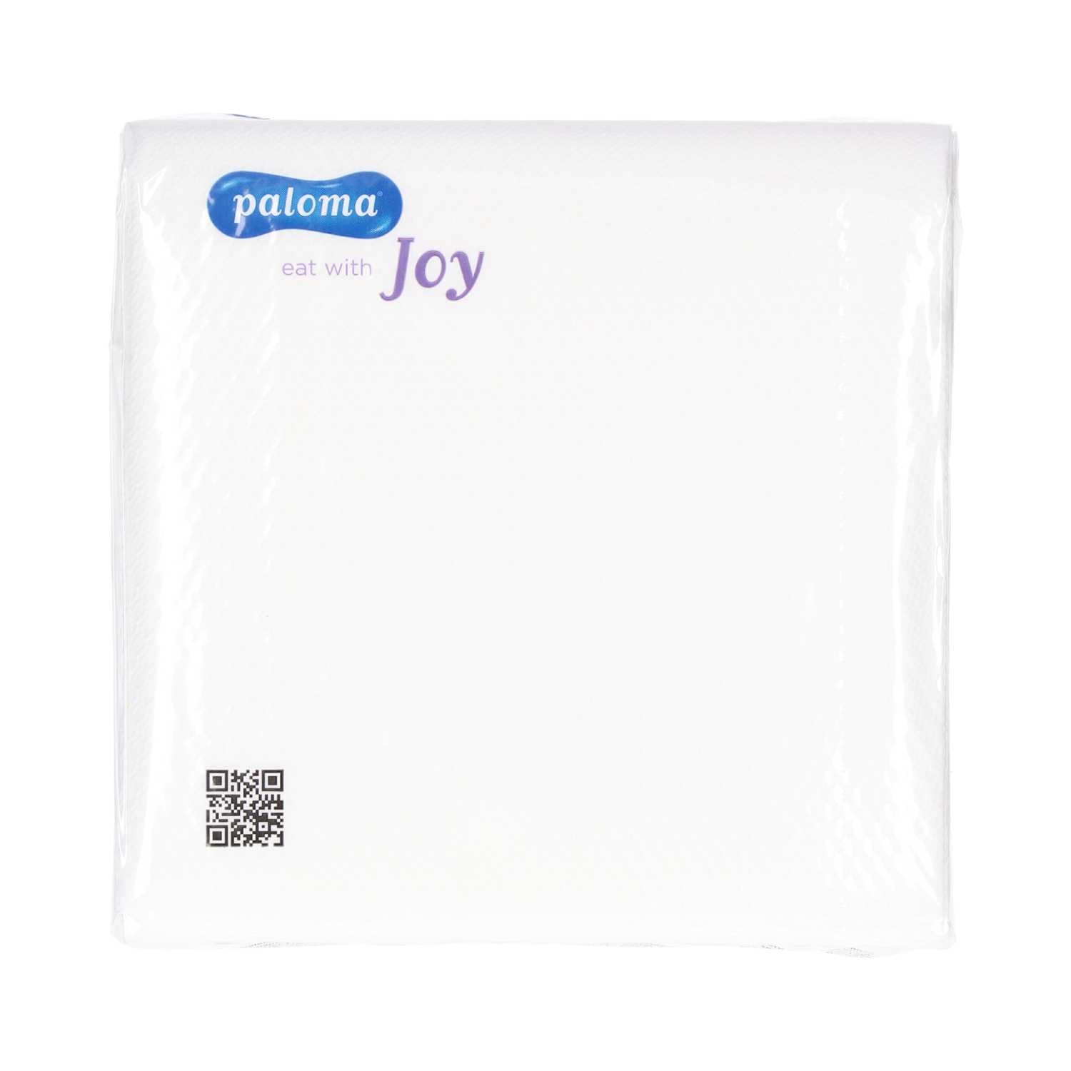 Paloma Servietten Papier 30 x 30 cm 1lagig weiß 100er