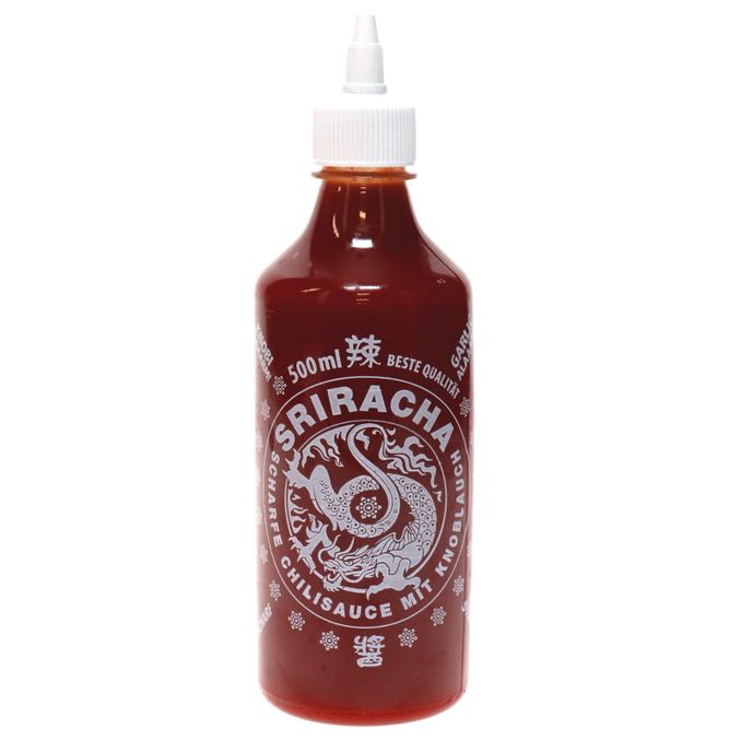 Sriracha Chili mit Knoblauch, 500ml von A-ONE