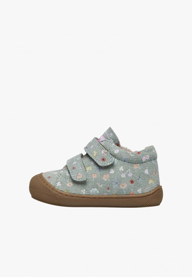 NATURINO COCOON VLLauflernschuhe aus Veloursleder, Salbei