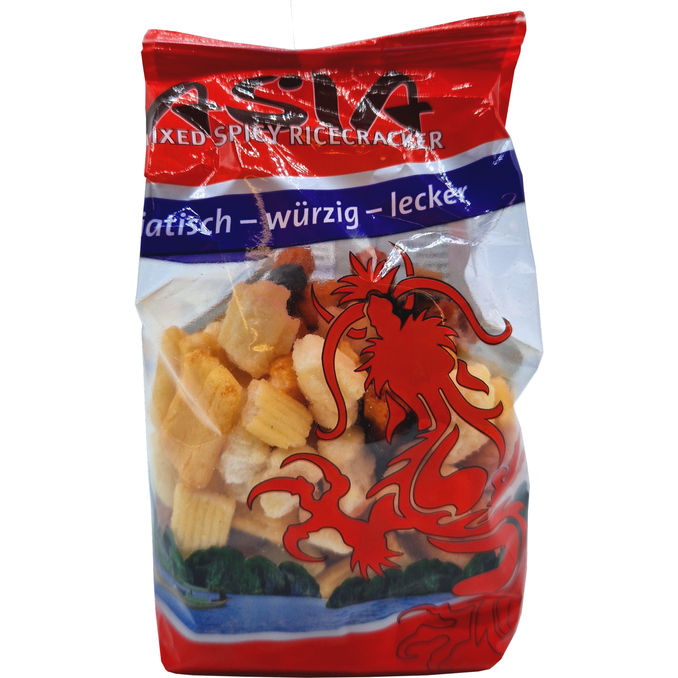 Mixed Spicy Ricecracker, 125g von XOX