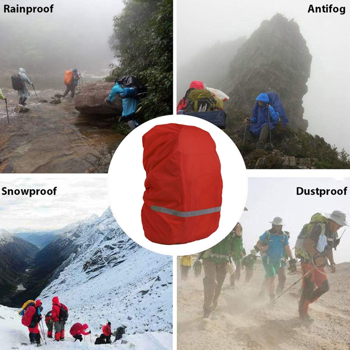 Regenabdeckung Regenschutz Regenhülle für Rucksack Schulranzen Raincover Überzug
