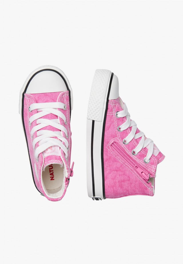 NATURINO YLFAS.Knöchelschuhe aus Stoff, Rosa