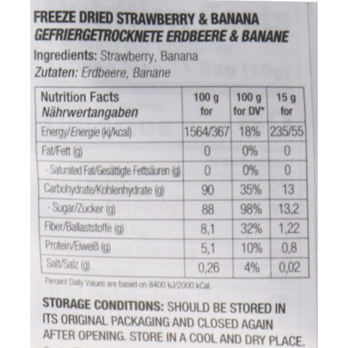 Freeze Dried Erdbeere & Banane Mix, 15g von Pol's Freeze Fresh