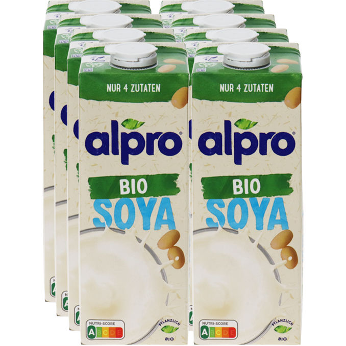 Alpro BIO Soja Drink, 8er Pack, 8 x 1L von ALPRO