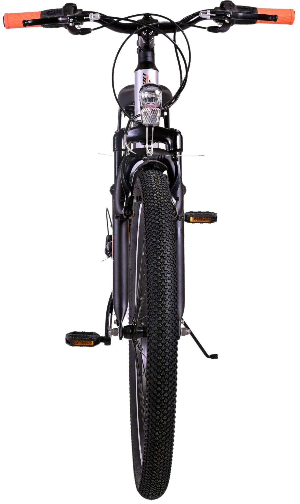 TPFSports Cross Kinderfahrrad - Jungen - 2 Handbremsen - 18 Gänge - 24 Zoll - Grau