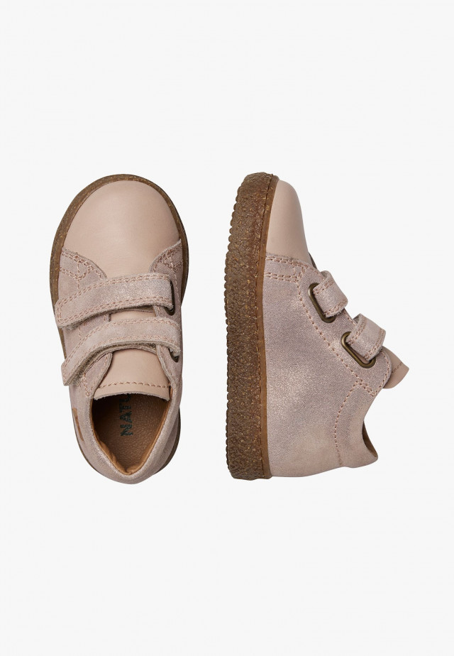 NATURINO ALBUS VLSneakers aus Nappa- und Veloursleder, Puderrosa