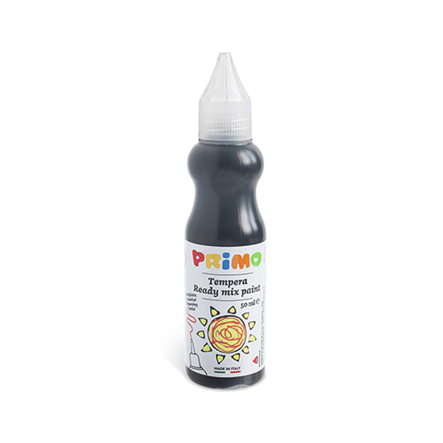 Primo Temperafarbe 50ml schwarz