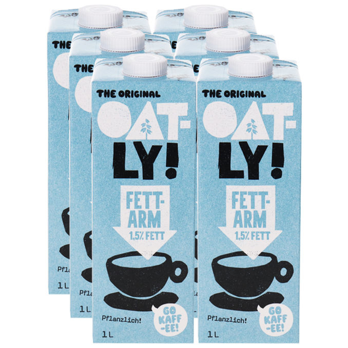 Oatly Haferdrink 1,5% Fett, 6er Pack, 6 x 1L von Oatly