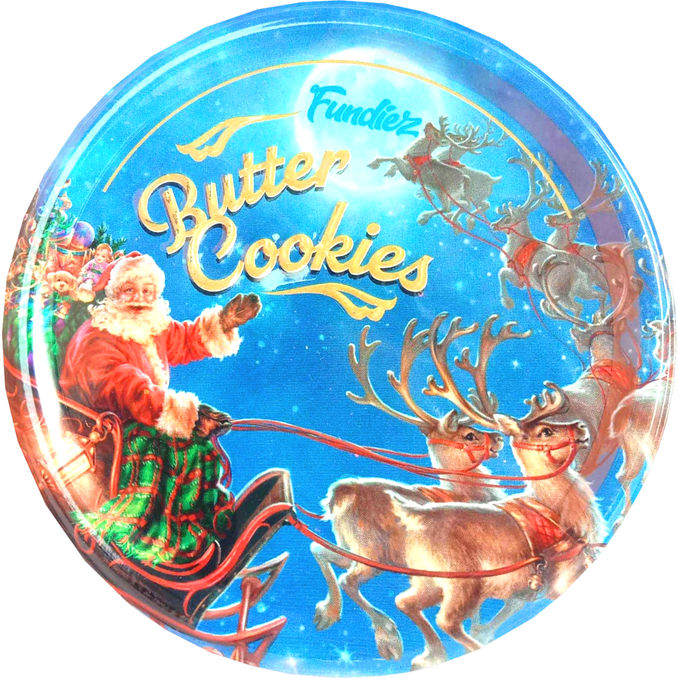 Butter Cookies Xmas, 114g von Fundiez