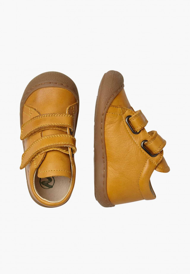 NATURINO COCOON VLLauflernschuhe aus Nappaleder, Karamell