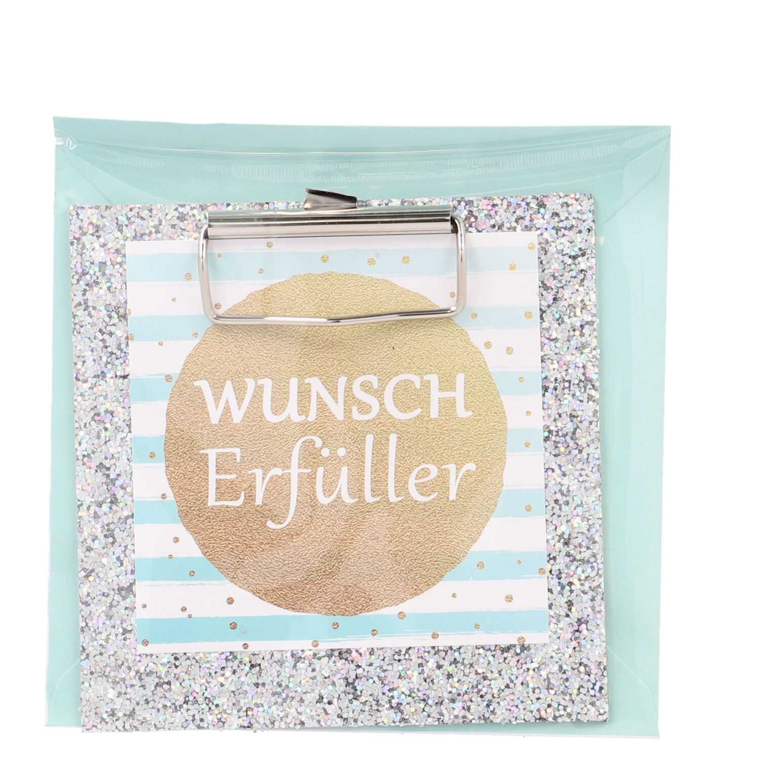 Clipboard m.Karte und Umschlag, versch. Designs