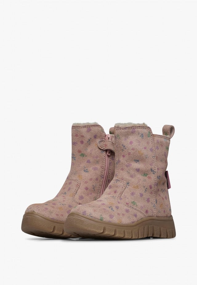 NATURINO PUKAK ZIP WP.Stiefel aus Leder, Rosa