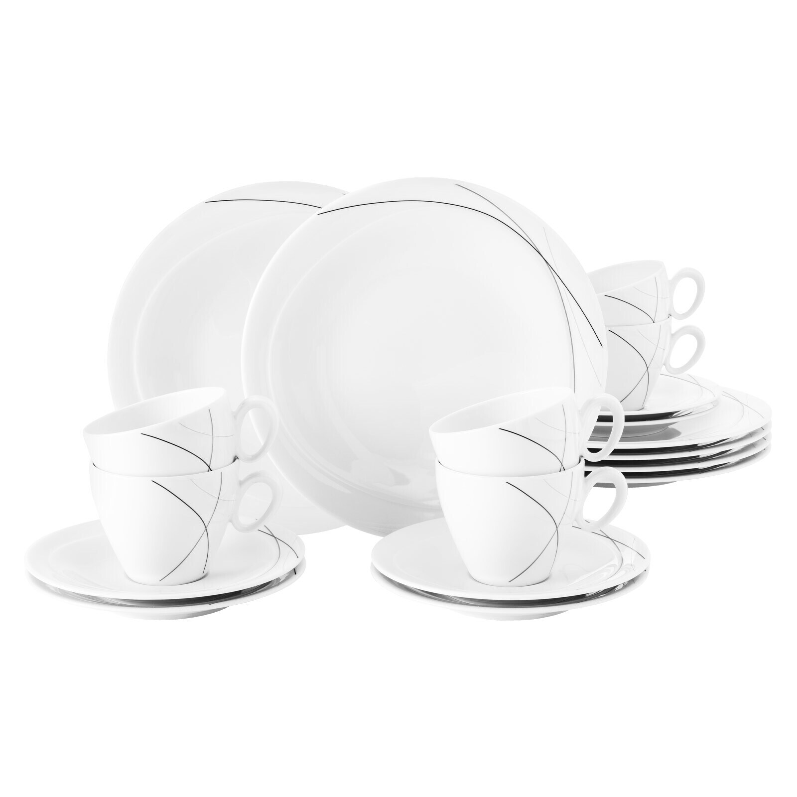 Seltmann Weiden Kaffeeservice Trio Highline 18er Set