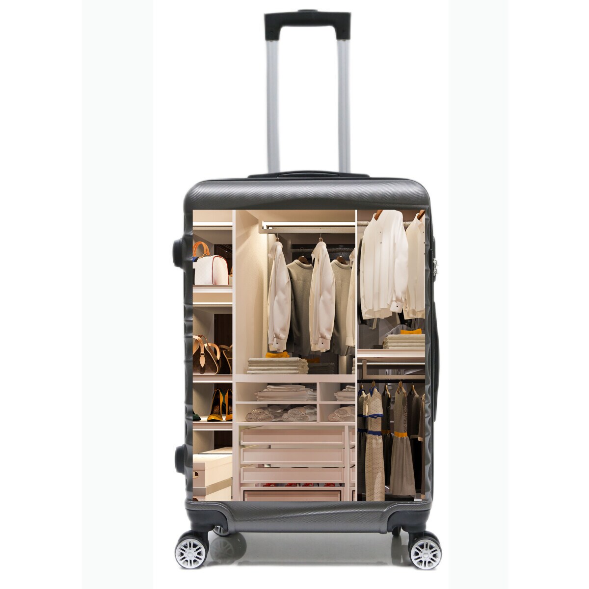 Reisekoffer Koffer 3 tlg Hartschale Trolley Set Kofferset Handgepäck