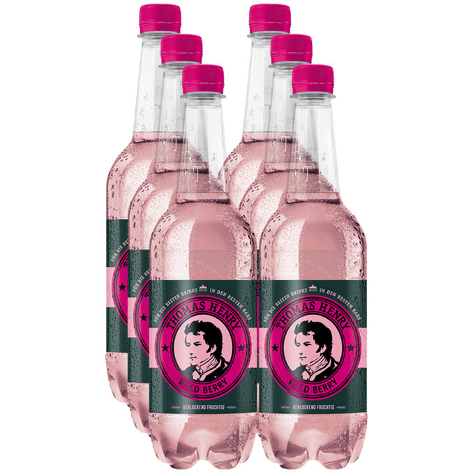 Wild Berry, 6er Pack (EINWEG) zzgl. Pfand, 6x 750ml von Thomas Henry