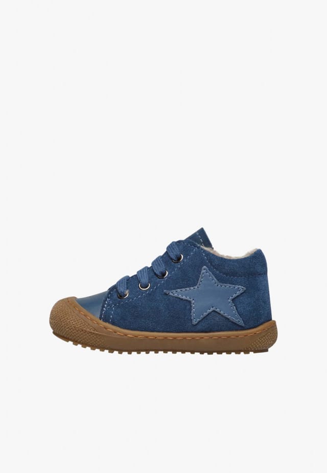 NATURINO KOLDE2Lauflernschuhe aus Leder und Veloursleder, Blau