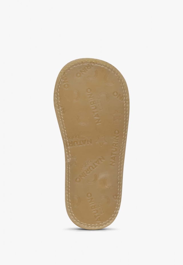 NATURINO PLOTE 2Krabbelschuhe mit Schleife, Beige