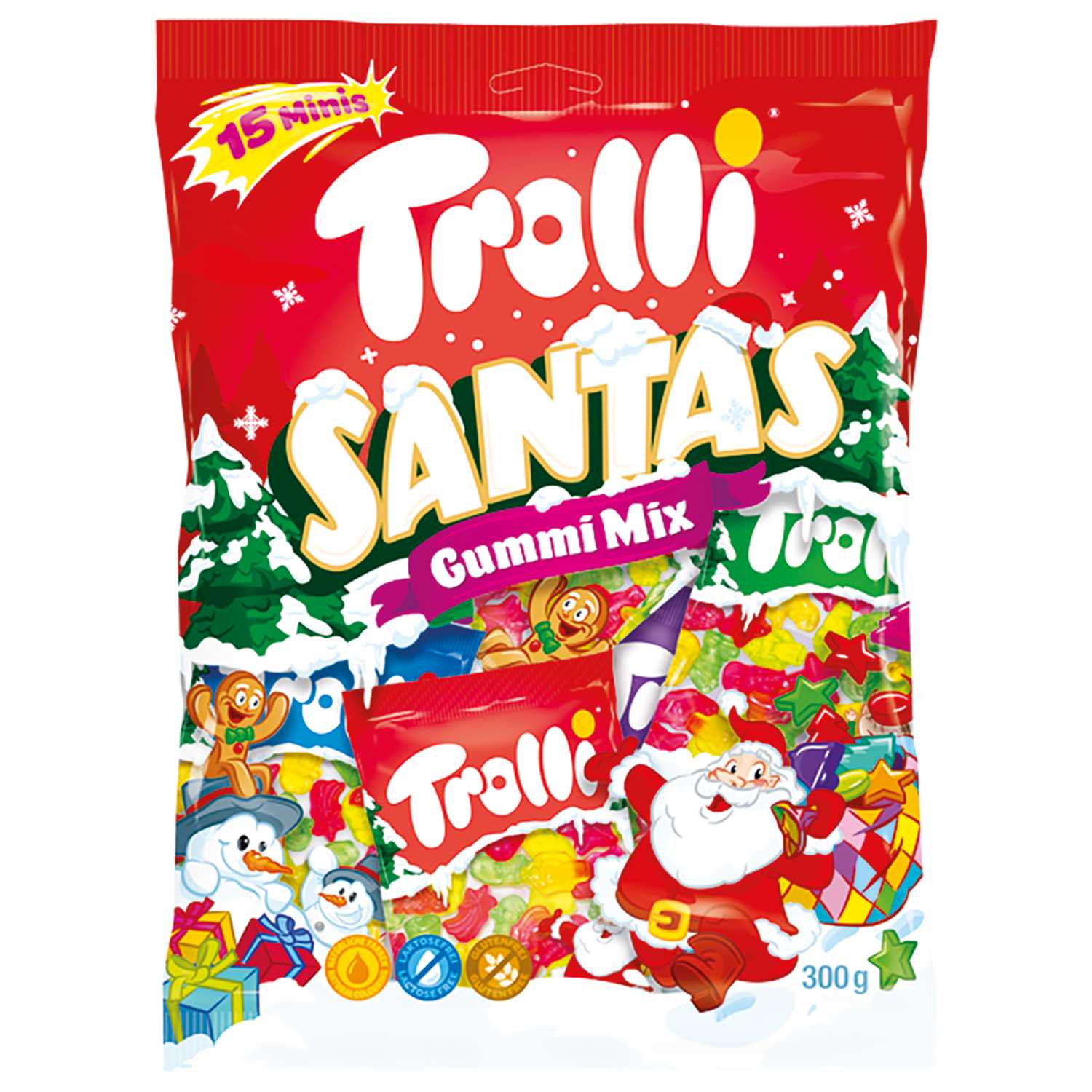 Fruchtgummi Trolli 300 g Santas`Mix