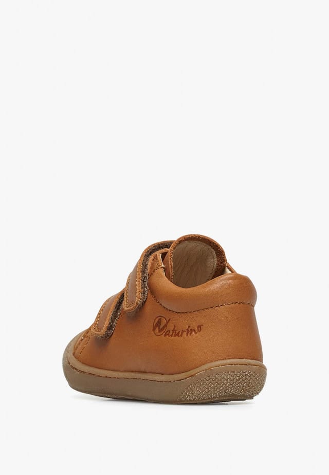 NATURINO COCOON VLLauflernschuhe aus Nappaleder, Cognac