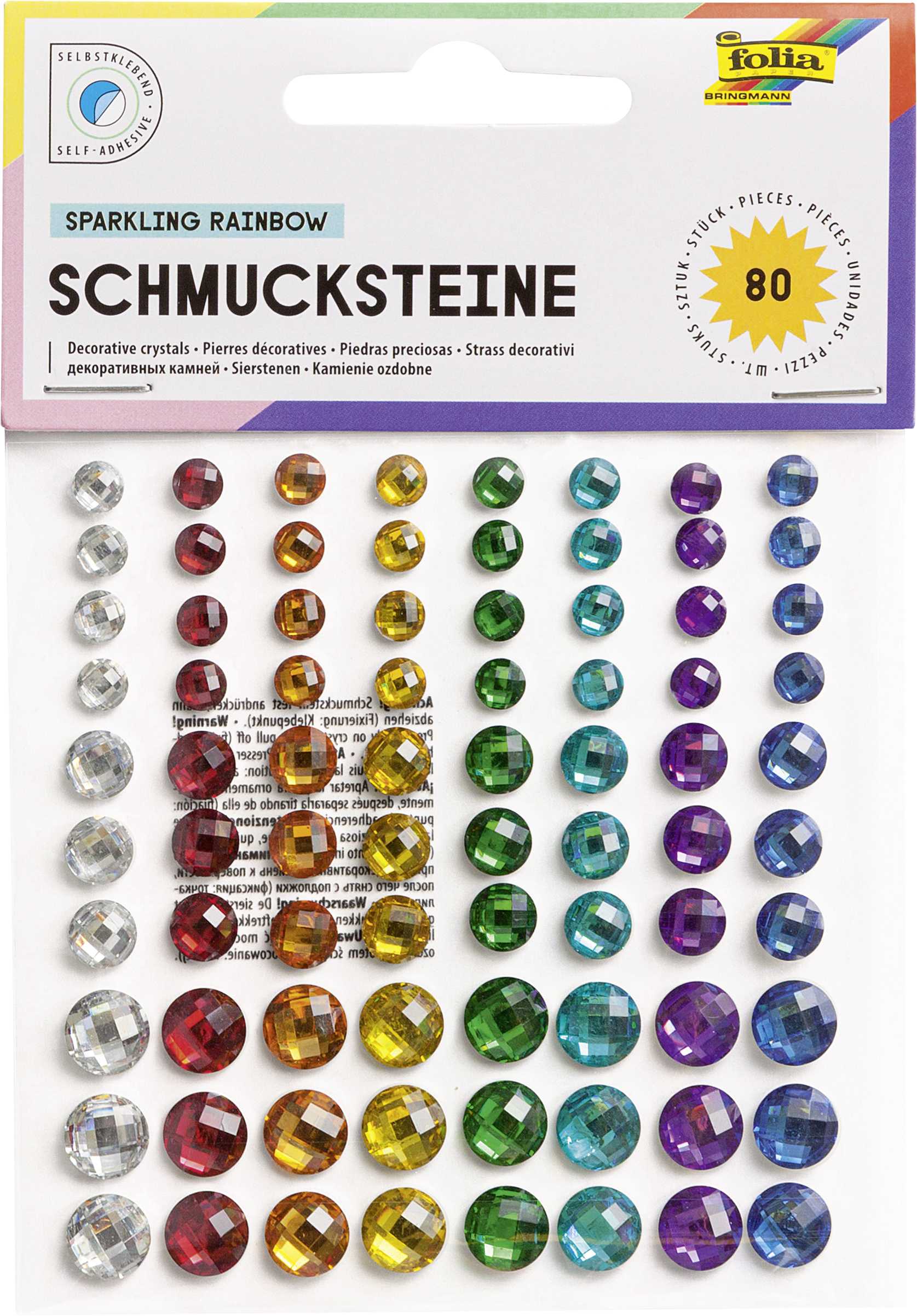 folia Schmucksteine Rainbow 1 Pack