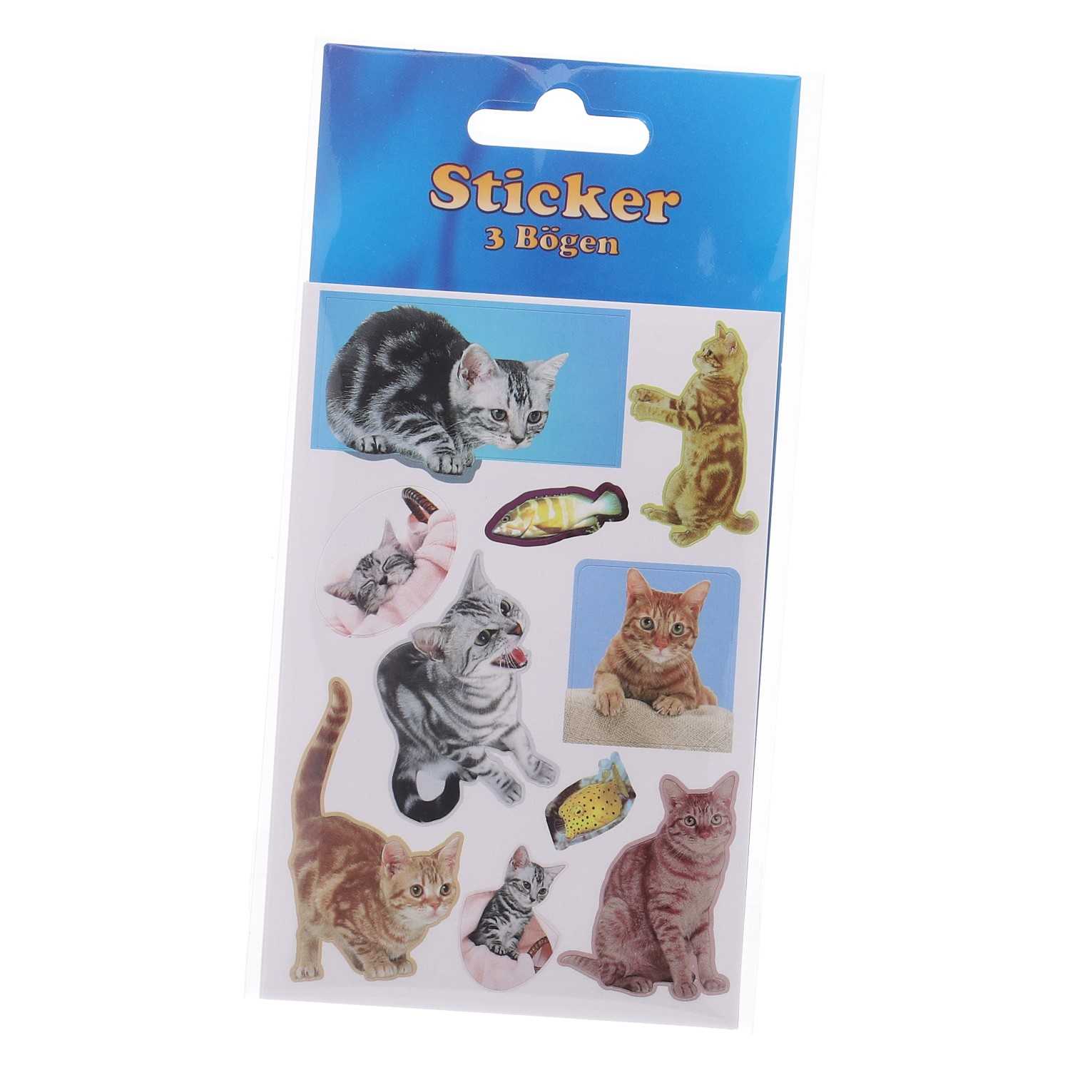 Herma Sticker Katzen oder Hunde 3 Blatt 6fach