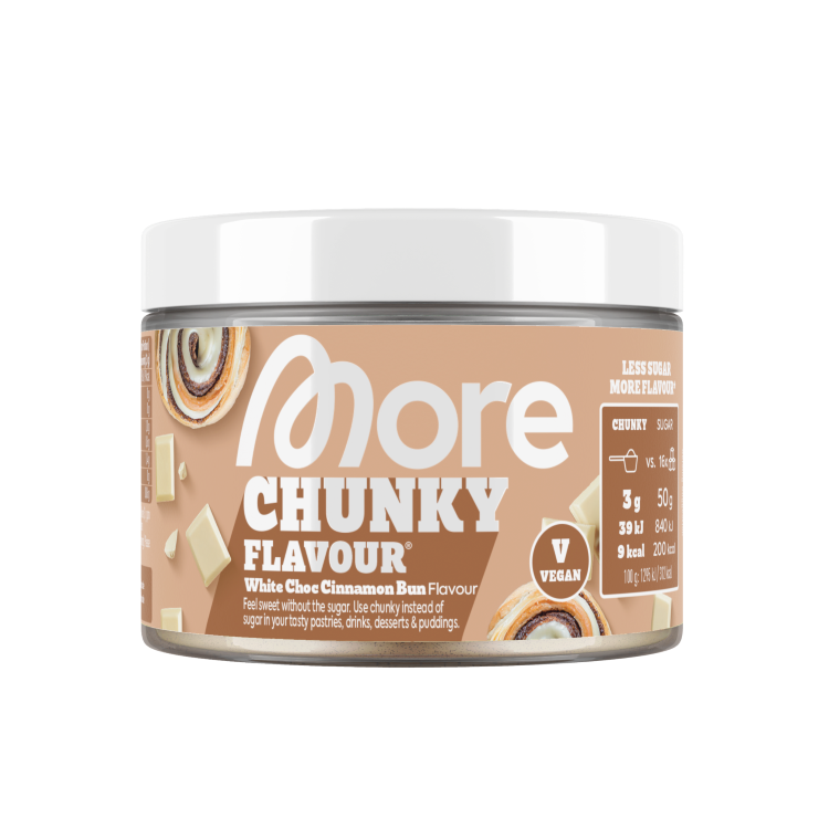 Chunky Flavour Geschmackspulver (150g) White Choc Cinnamon Bun