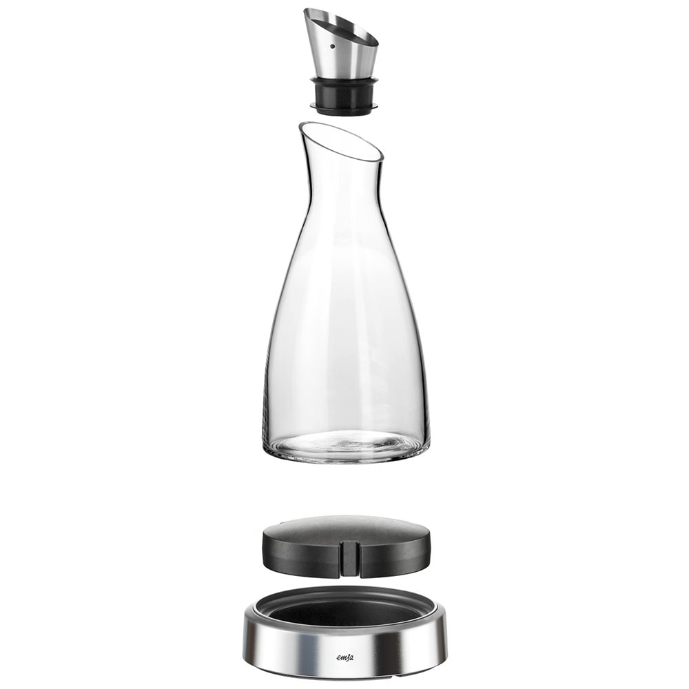 FLOW Kühlkaraffe 1,0 L aus Edelstahl-Glas