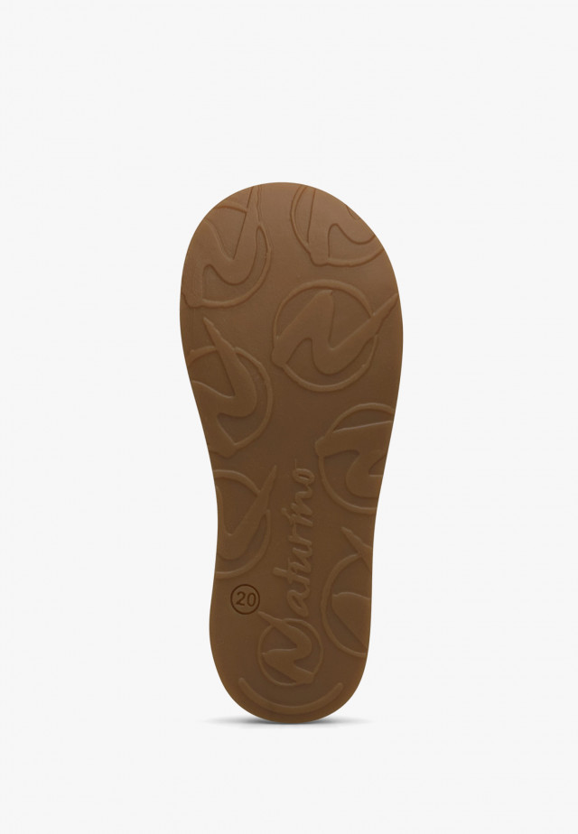 NATURINO COCOONLauflernschuhe aus Veloursleder, Dunkelgrau