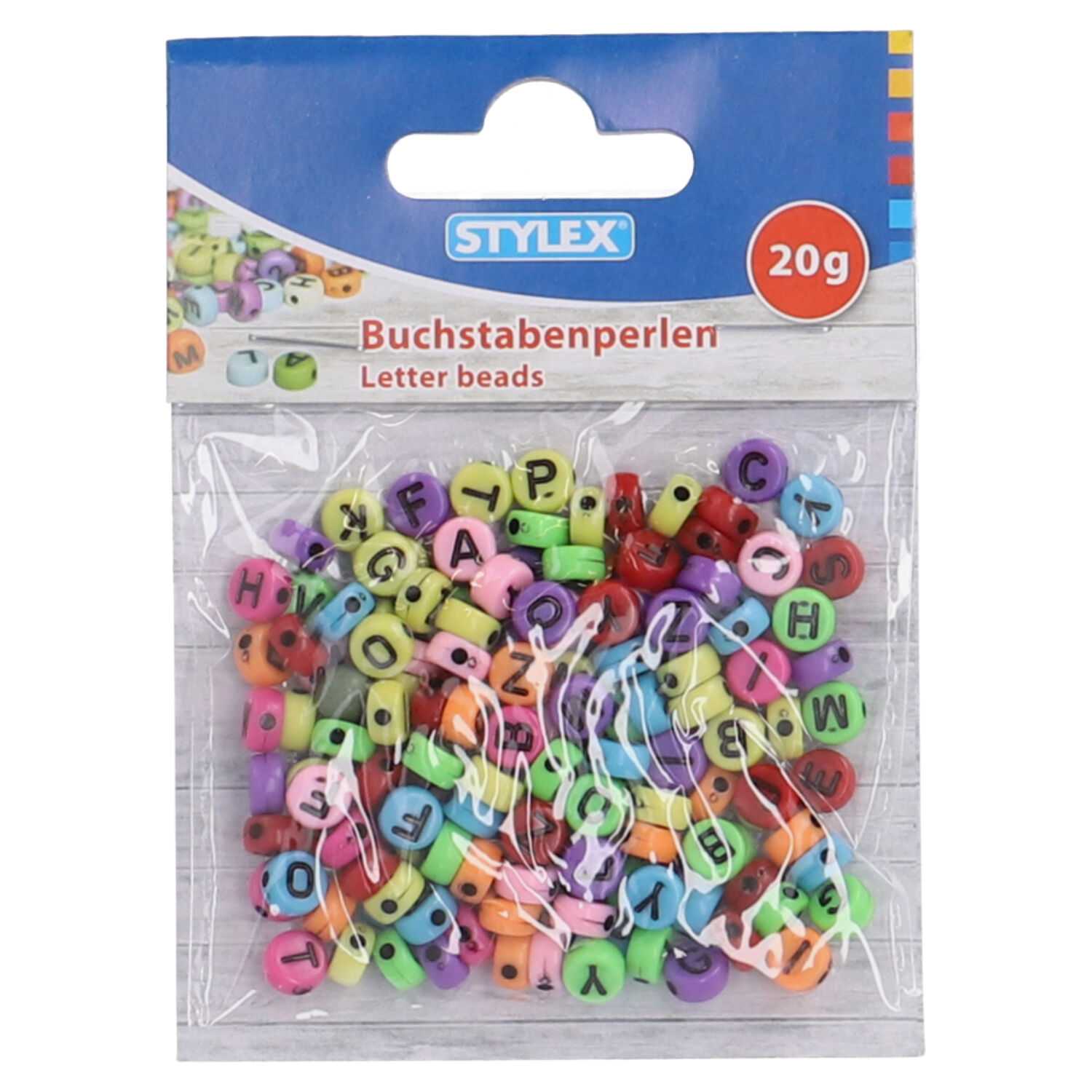 Buchstabenperlen versch. Ausführungen